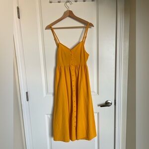 Universal Thread Mustard Midi Dress